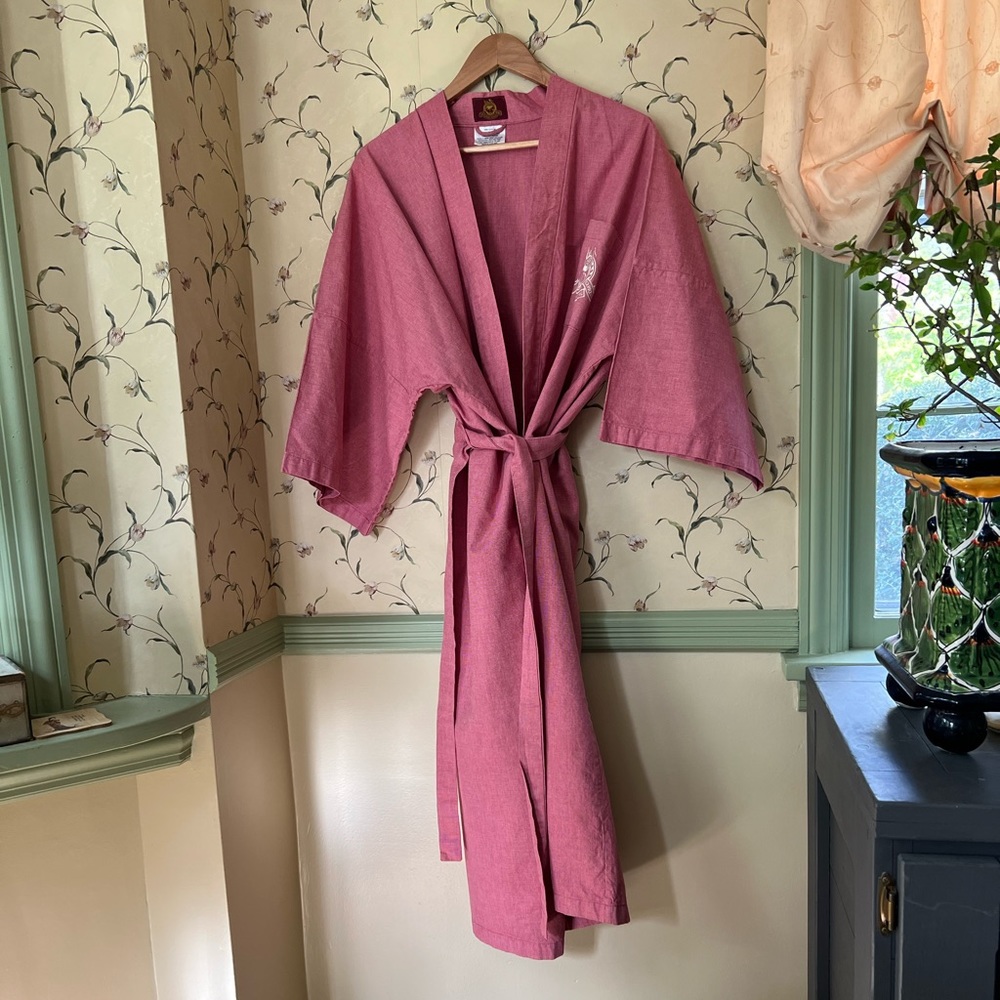“Great South Pacific Express” Cotton Robe